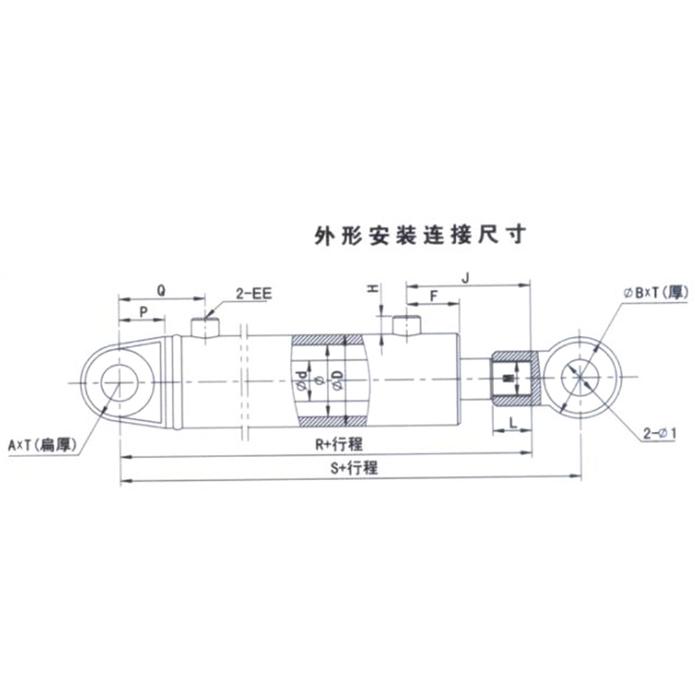 HC-DG系列車輛用單級(jí)液壓油缸